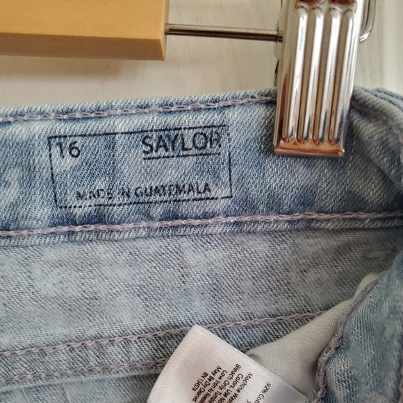 Vineyard Vines Blue Denim Jeans Girls Sz 16 Saylor Stone Wash Skinny Whales - Picture 6 of 9